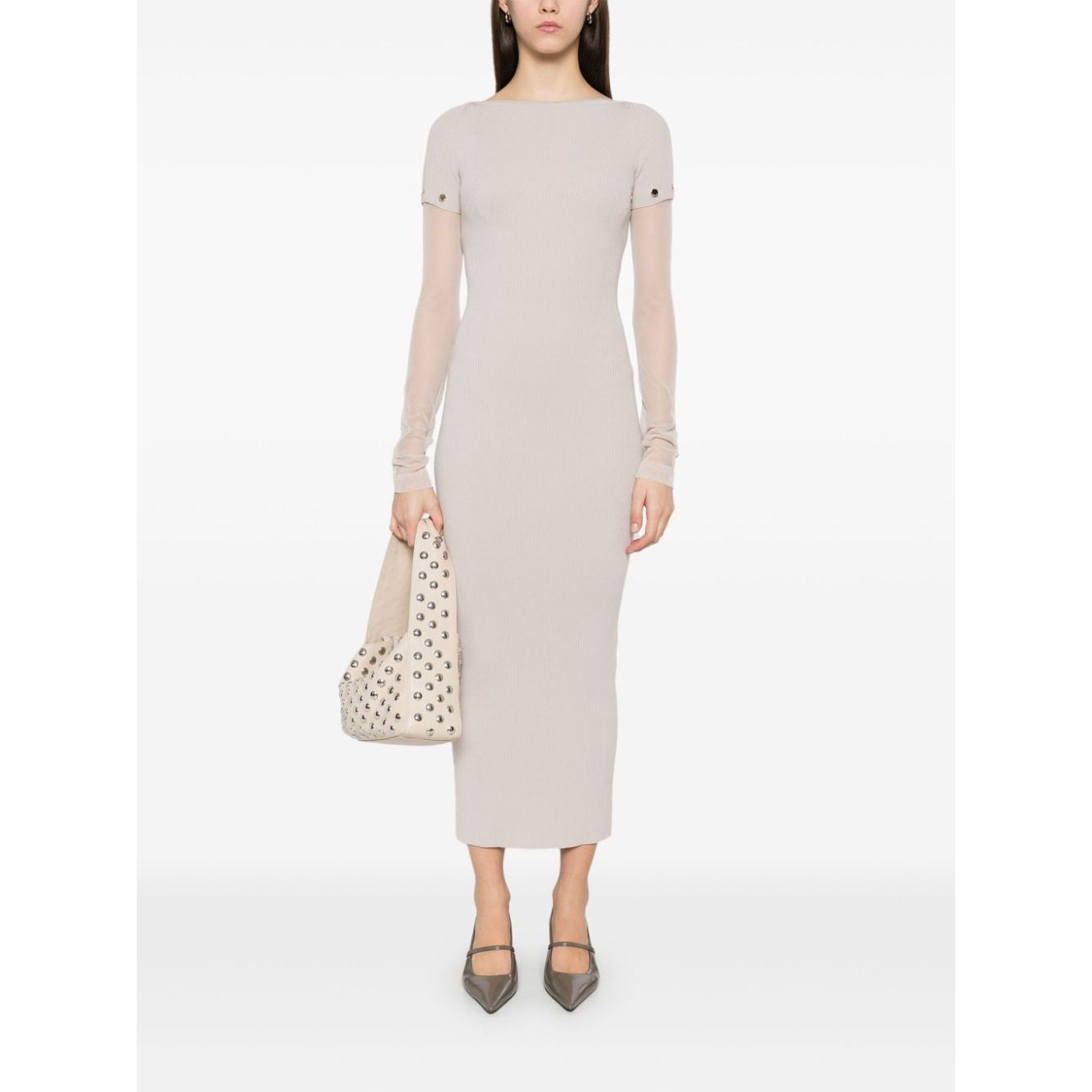 SPORTMAX PRE Dresses Dove Grey Dresses