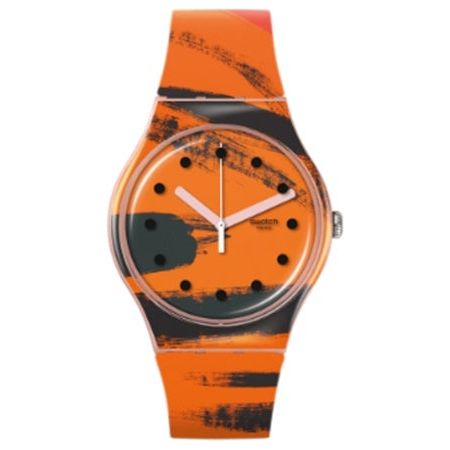 SWATCH Mod. BARNS-GRAHAM'S ORANGE AND RED ON PINK WATCHES SWATCH