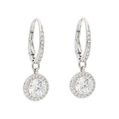 SWAROVSKI Mod. 5636270 silver 925 earrings with quartz analog movement and 5 ATM water resistance in official packaging