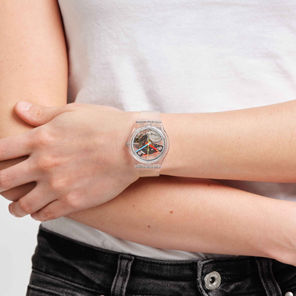 SWATCH Mod. CLEARLY GENT READY STOCKED WATCHES,Wristwatch