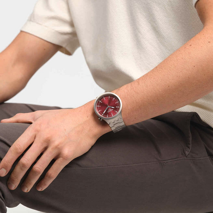 SWATCH Mod. SCARLET SHIMMER READY STOCKED WATCHES,Wristwatch
