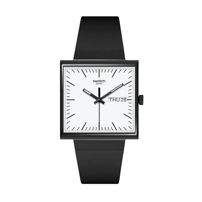 SWATCH Mod. WHAT IF…BLACK? READY STOCKED WATCHES,Wristwatch