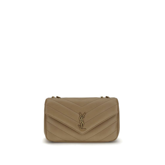 Saint Laurent Beige Calf Leather Bos Taurus Shoulder Bag