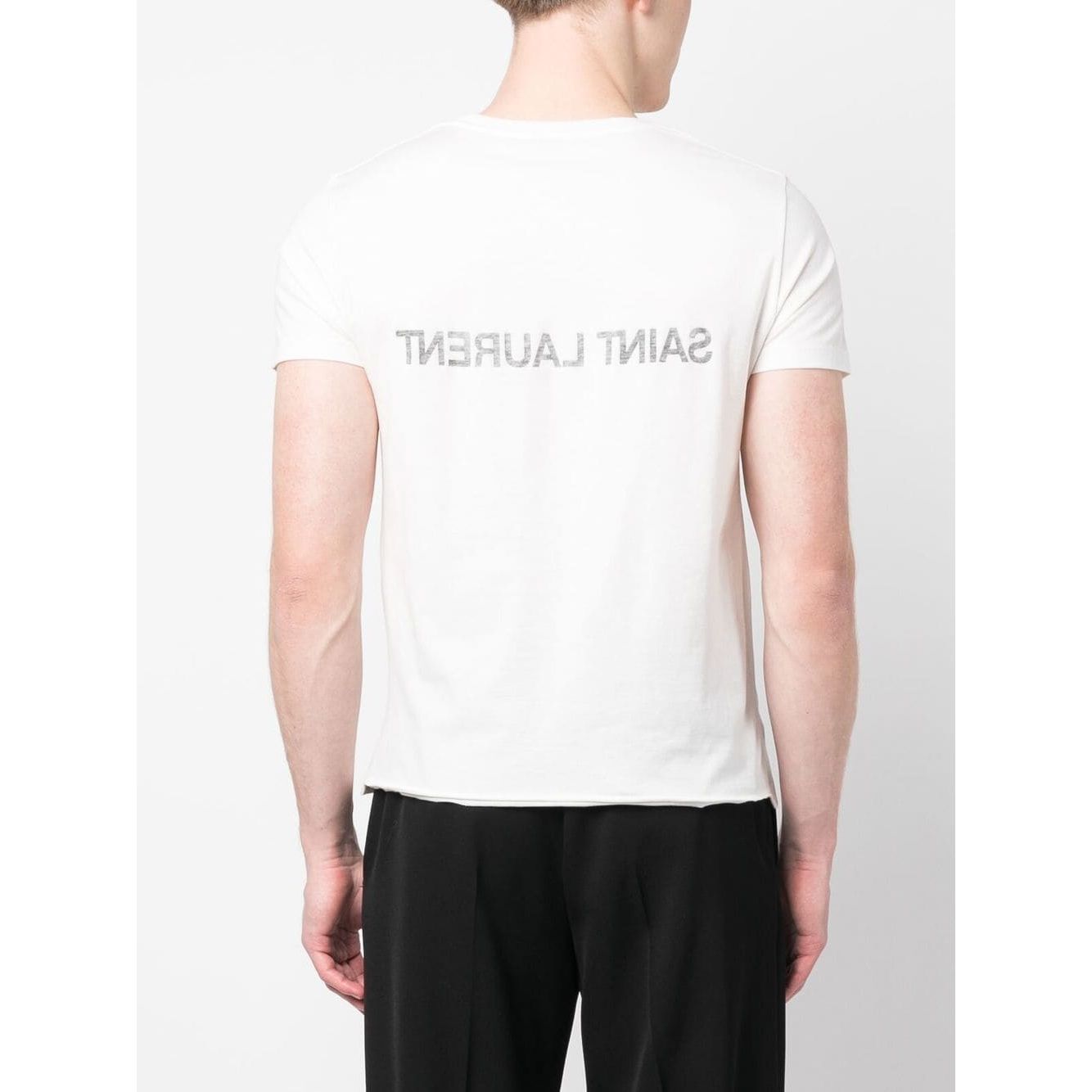 Saint Laurent Logo T-shirt Topwear
