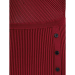 Self-Portrait Ribbed midi Dress