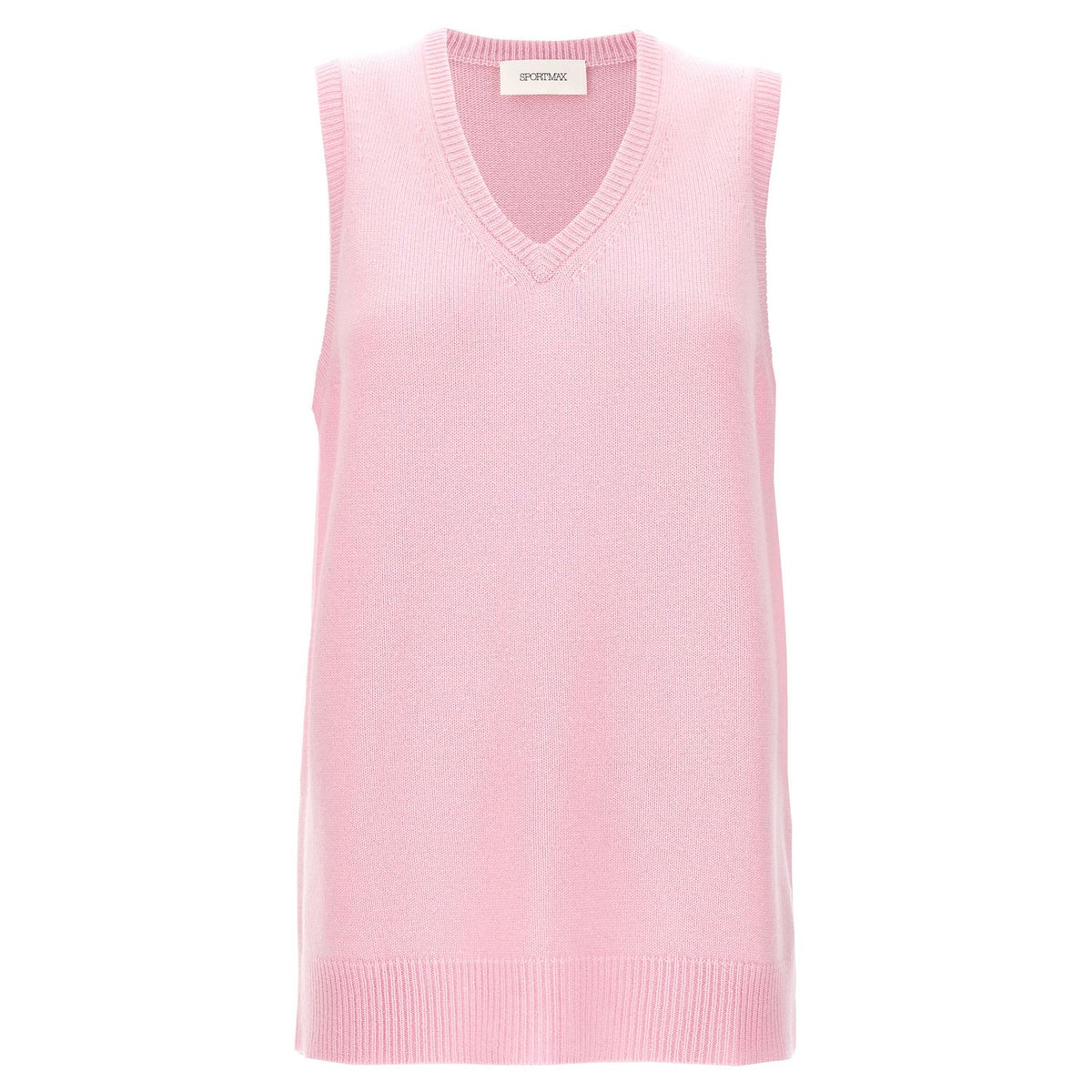 Sportmax Multicolor Wool Sleeveless Jacket