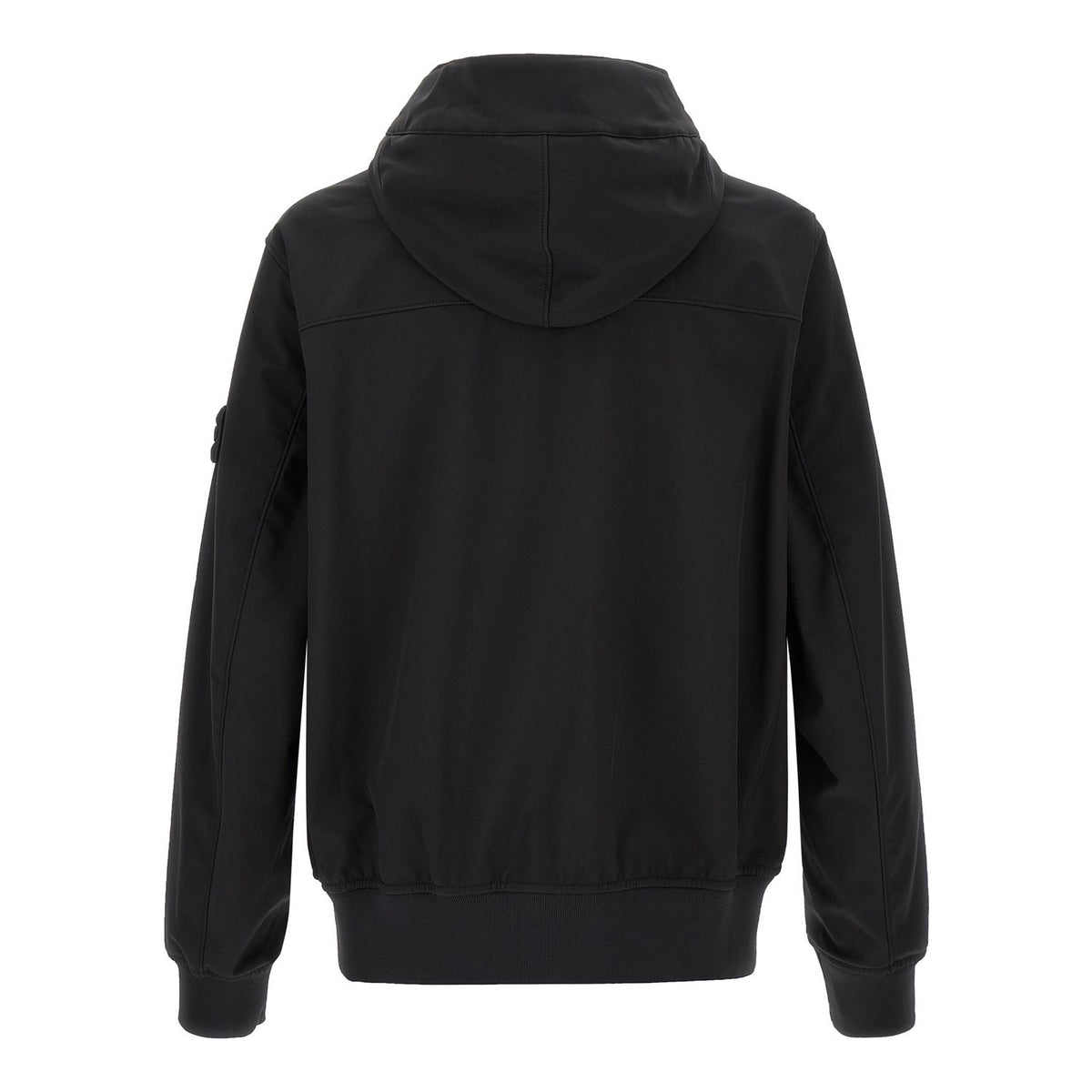 Stone Island Black Polyester Shell Jacket