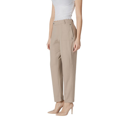 Street One Beige Viscose Pant