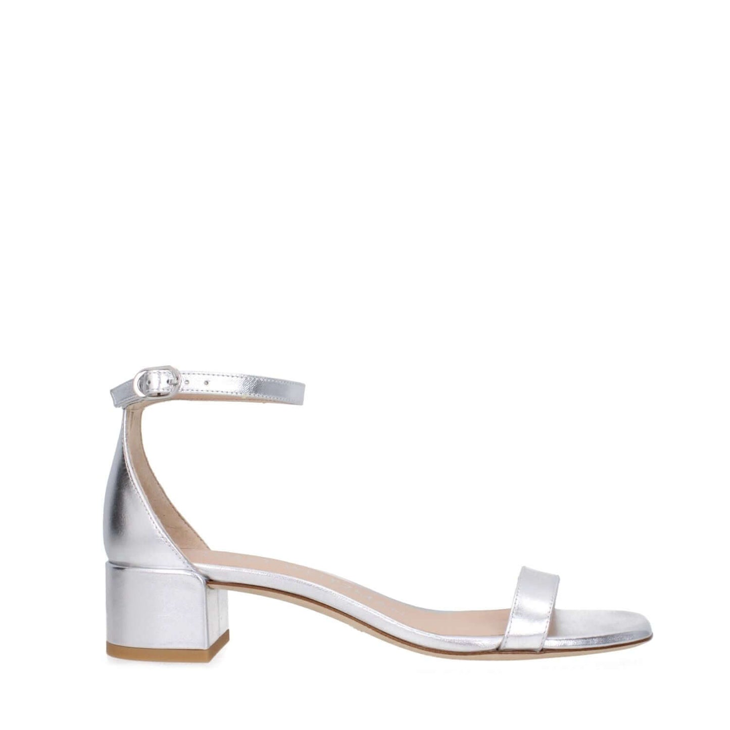 Stuart Weitzman Gray Leather Sandals