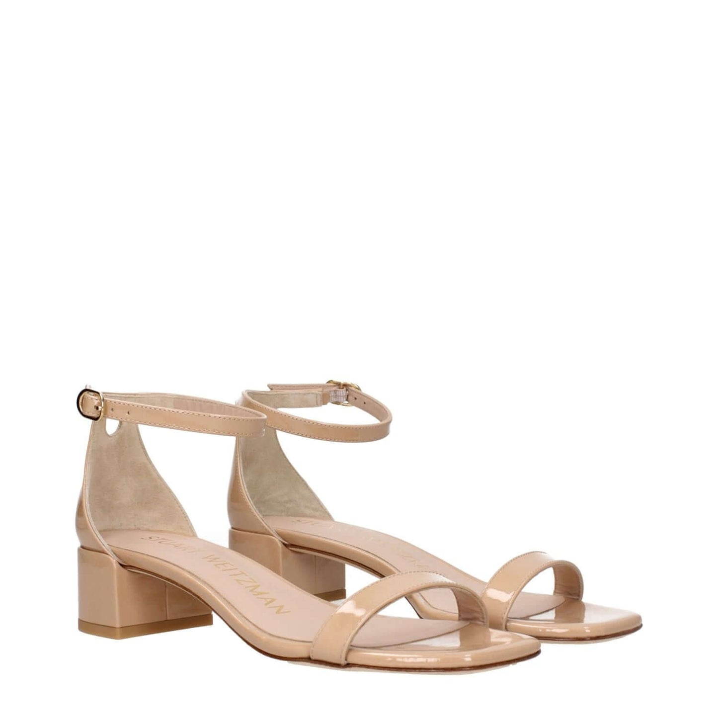 Stuart Weitzman Pink Leather Sandals