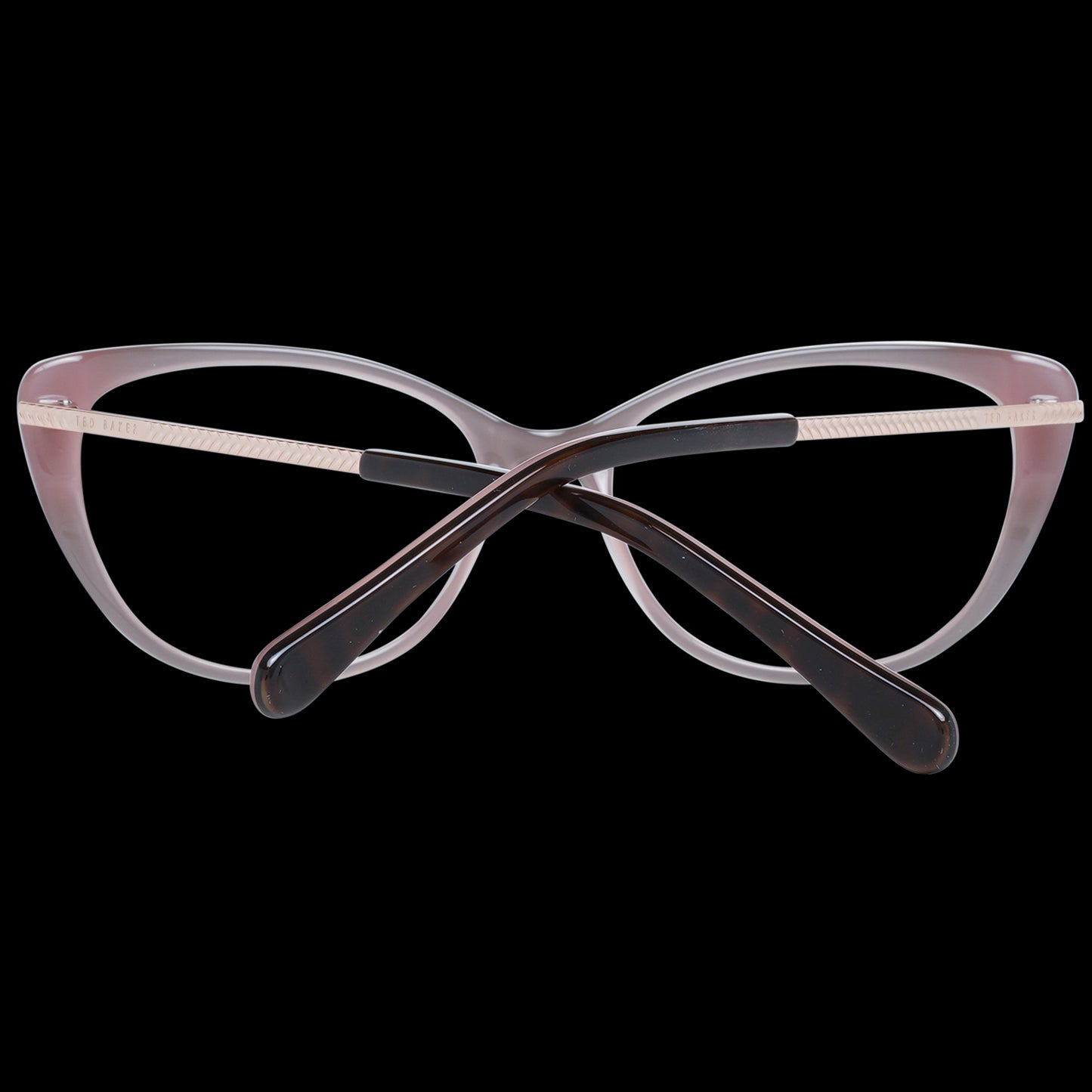 TED BAKER MOD. TB9198 51219 lady's eyewear in pink, front view, cat-eye design, stylish and elegant glasses for women.