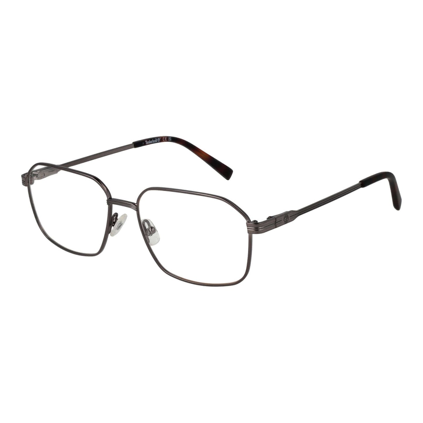 Metal frame eyewear glasses, TIMBERLAND MOD. TB1798 55008 for gents, showcasing sleek rectangular design.