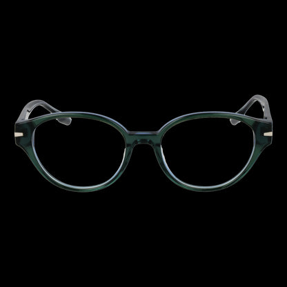 TRUSSARDI MOD. TSW6026 53T02 stylish ladies' eyeglasses with green frame, front view showcasing elegant design.