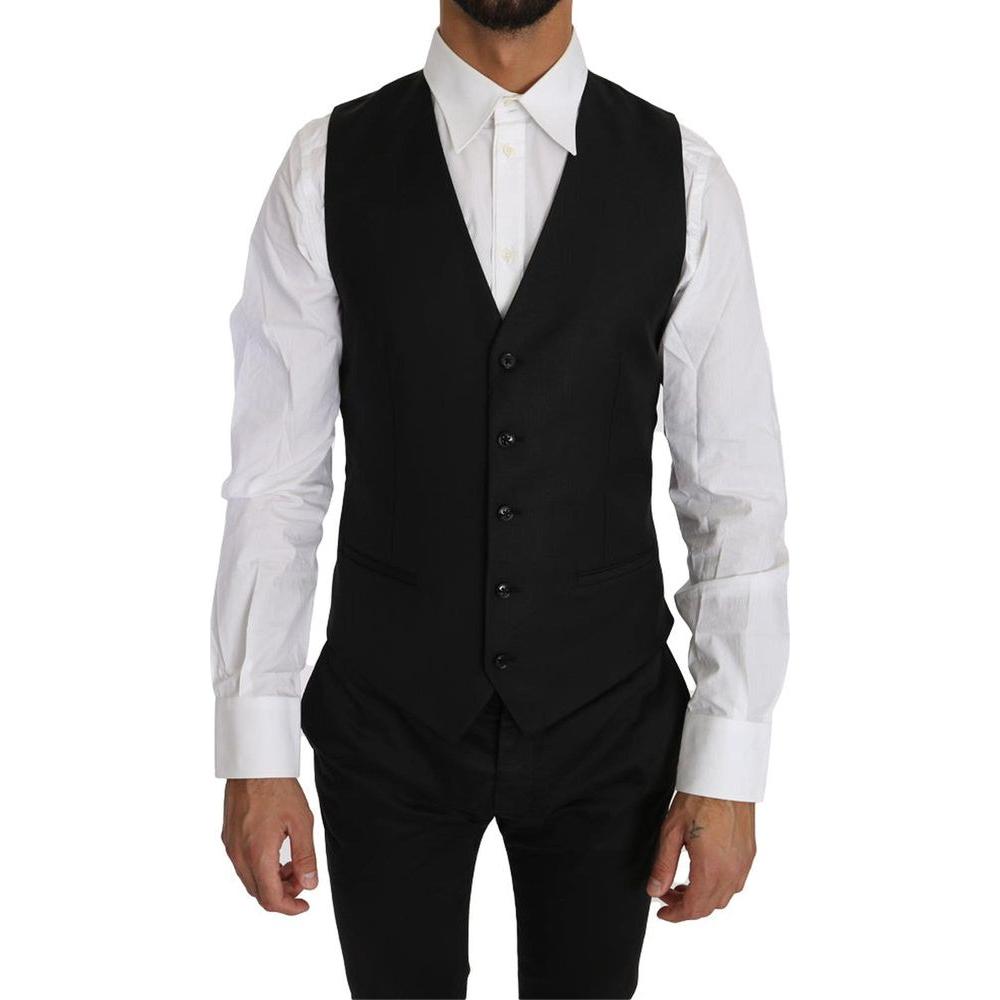 Dolce & Gabbana Black  Vest black-vest-1