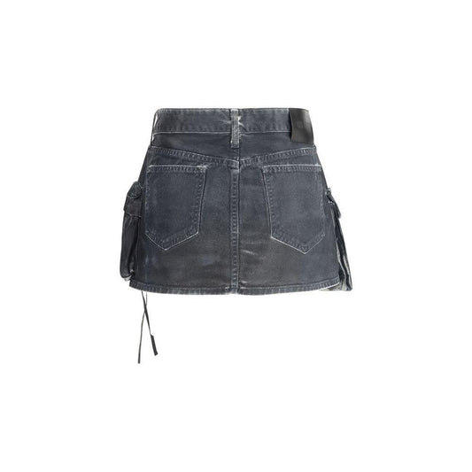 The Attico Cargo Mini Skirt TH-250WCR00136DDD100AA184-IT40 | M