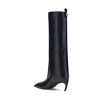 The Attico High leather Boots