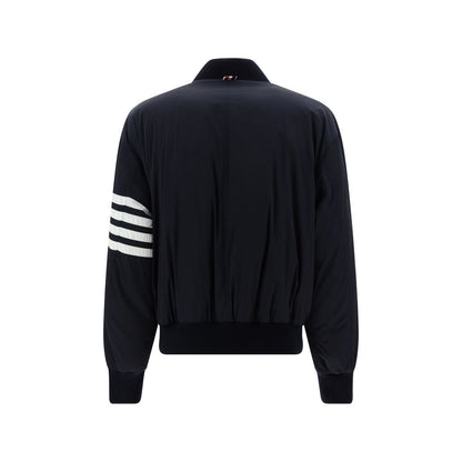 Thom Browne Blue Polyester Bomber
