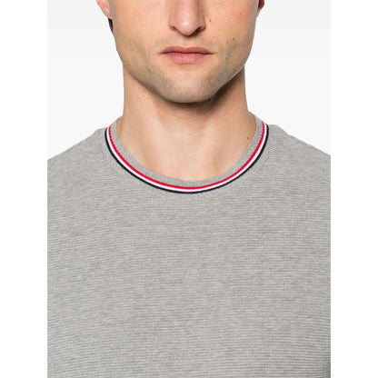 Thom Browne T-shirts and Polos Light Grey Topwear