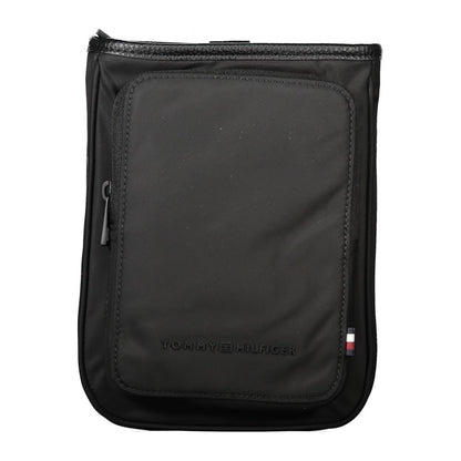 Tommy Hilfiger Black Polyester Men Shoulder Bag