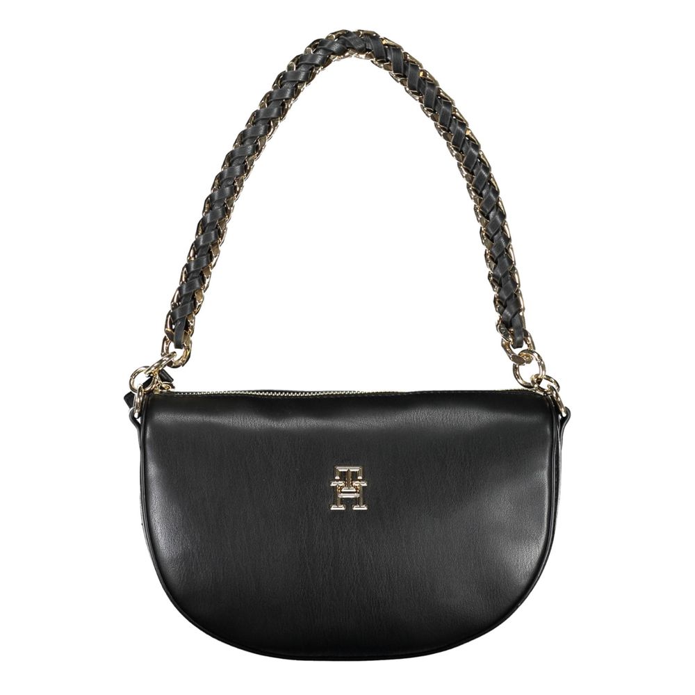 Front view with bag zipped and handles upright.
