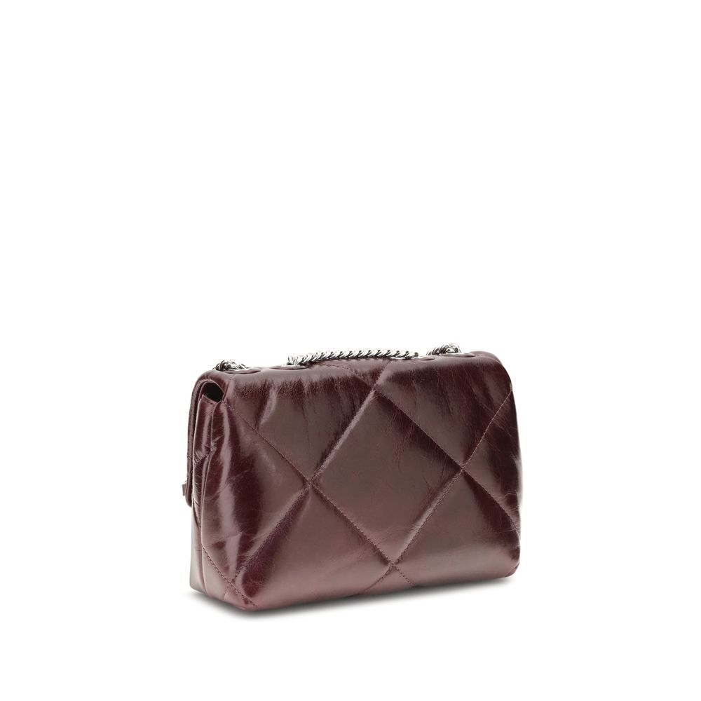Front view with bag zipped and handles upright.