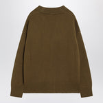 Ami Paris Ami De Coeur bronze cardigan