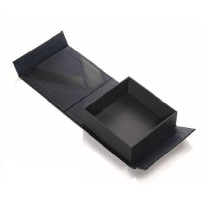 Black jewelry gift box opened, used for VICEROY JEWELS Mod. 30003P000-94 bracelet packaging and presentation.