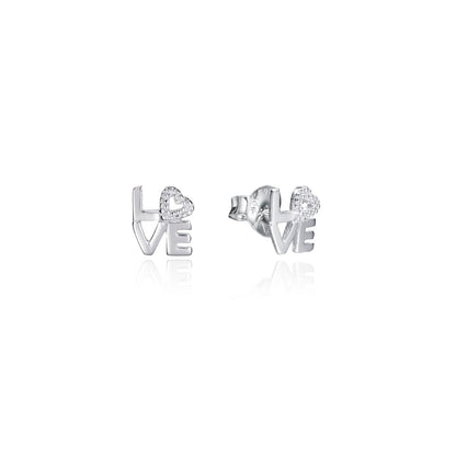 VICEROY JEWELS Mod. 5083K000-30 earrings for ladies in silver, quartz analog, with heart design and official packaging.