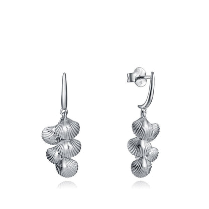 VICEROY JEWELS Mod. 61070E000-00 silver 925° earrings for ladies with a shell design, quartz movement, calendar function, 5 ATM water resistance.