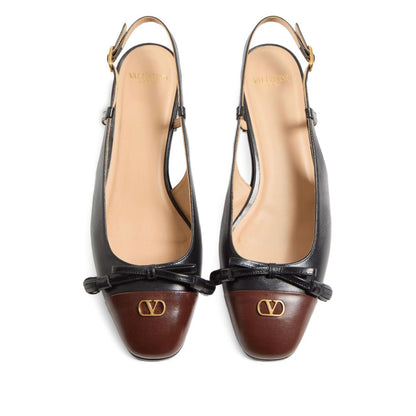 Valentino Garavani 25mm Valet du Roi slingback ballet flats