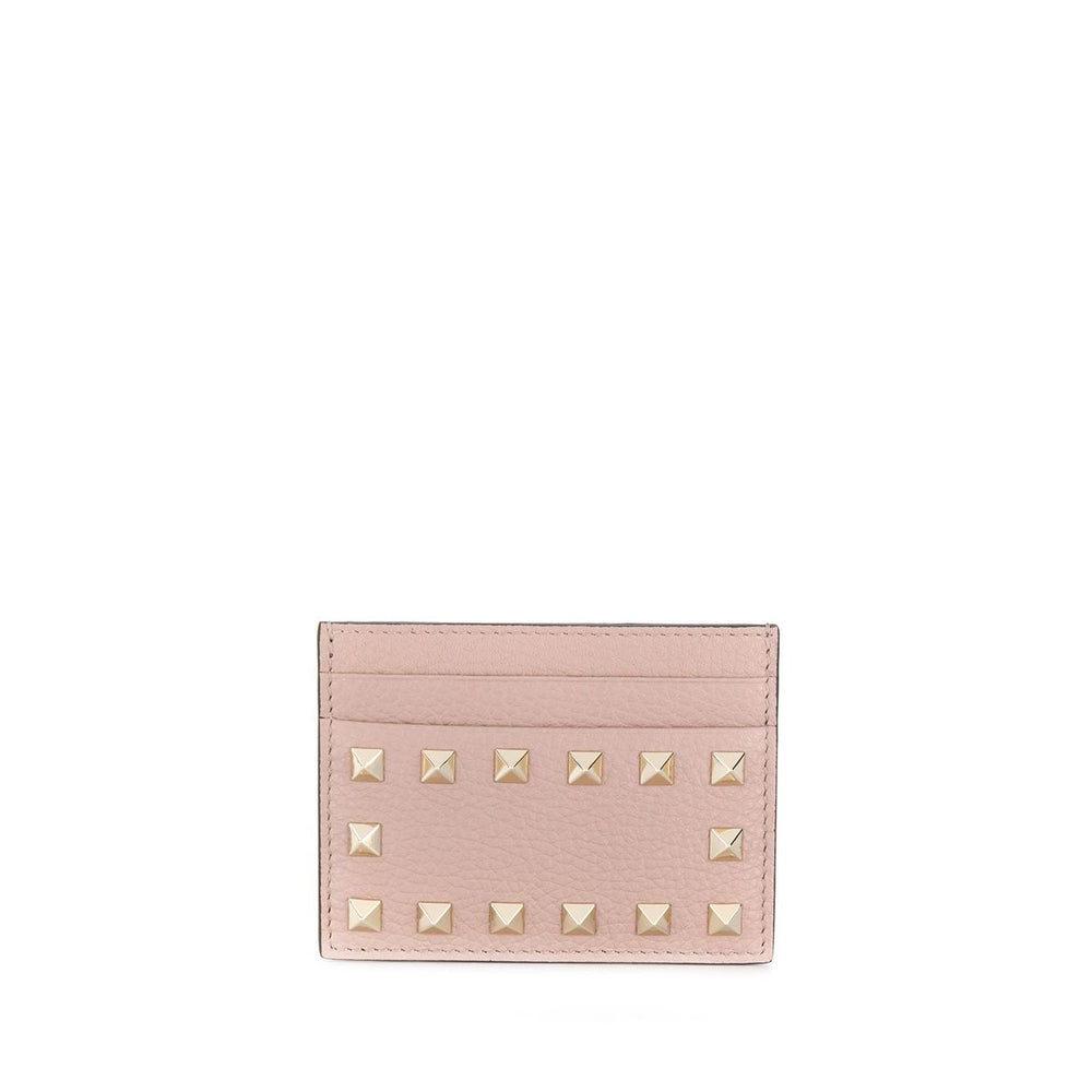 Valentino Garavani Rockstud leather card case Wallets
