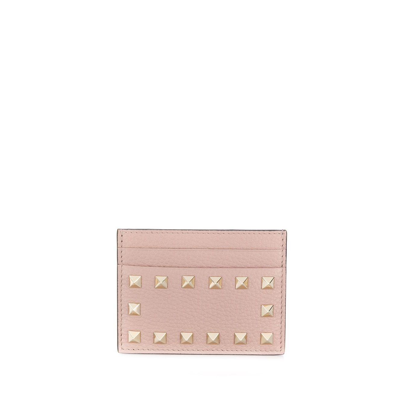 Valentino Garavani Rockstud leather card case Wallets