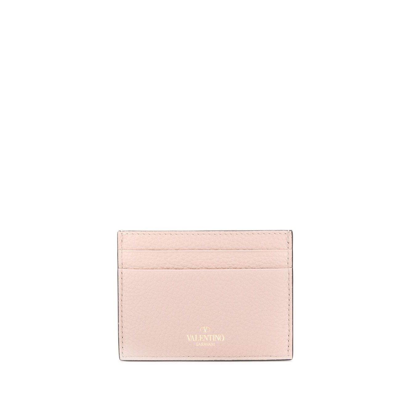 Valentino Garavani Rockstud leather card case Wallets