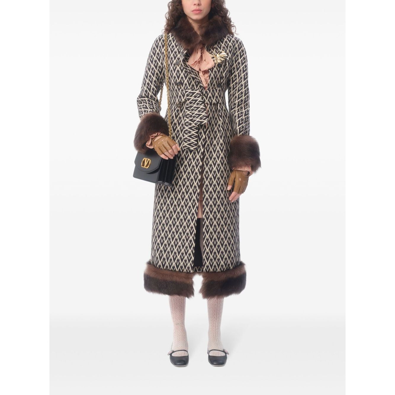 Valentino Garavani Vain leather shoulder bag