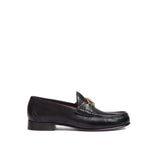 Valentino Garavani Vlogo Signature Moccasin In Buffalo Moccasins