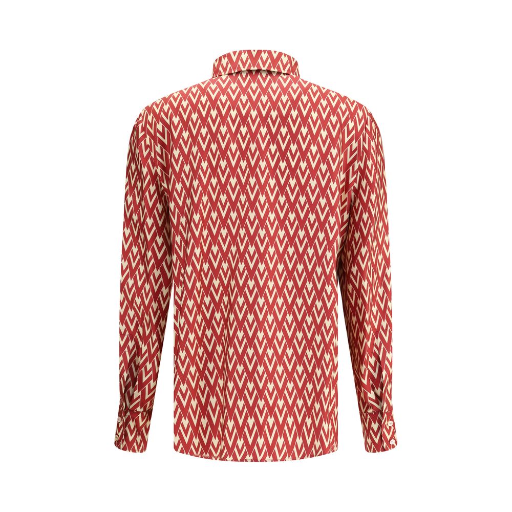 Valentino Multicolor Silk Pattern Shirt