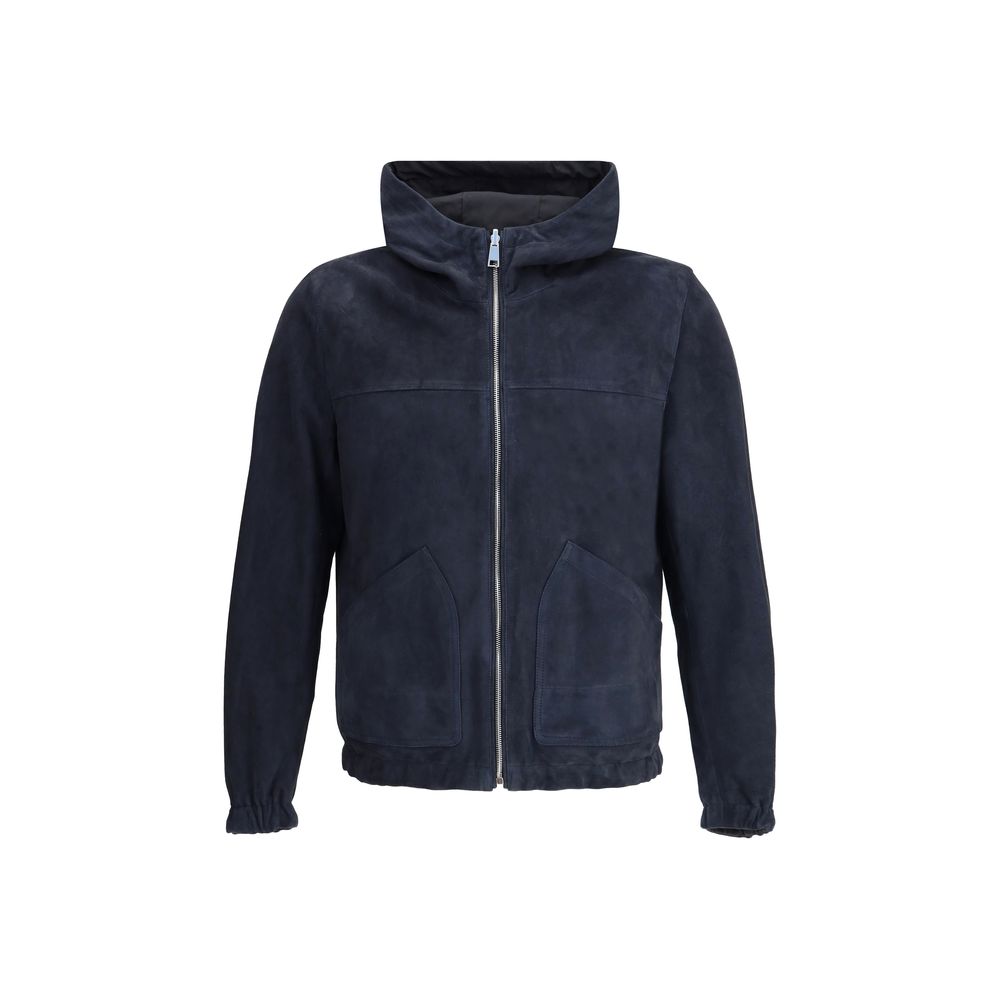 Valstar Blue Calf Leather Bos Taurus Shell Jacket