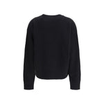 Versace Barocco Leaf Embroidered Sweater
