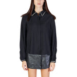 Vila Clothes Black Viscose Shirt