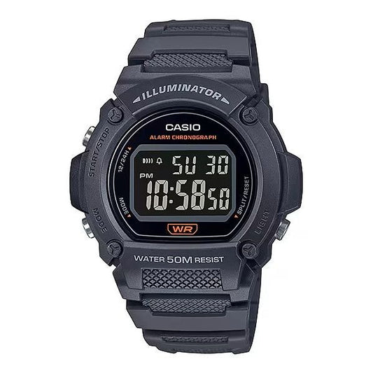 CASIO TIMELESS COLLECTION Mod. SPORT- ILLUMINATOR. WR 50M. ALARM. CHRONOGRAPH-0
