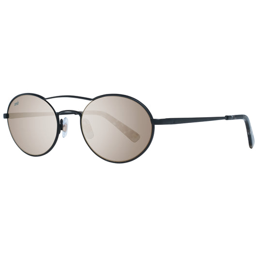Unisex sunglasses WEB MOD. WE0270 5302G with round lenses in a sleek black frame.