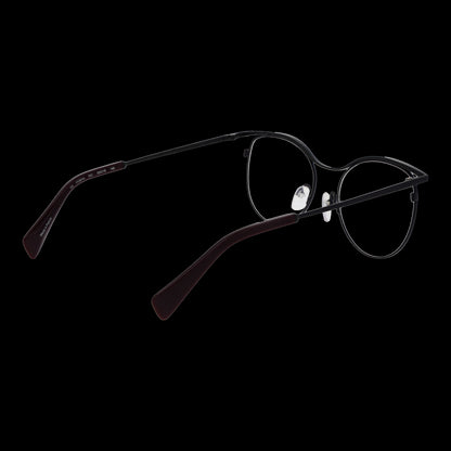 YOHJI YAMAMOTO MOD. YY3014 53701 eyeglasses for ladies with black and dark red frames.