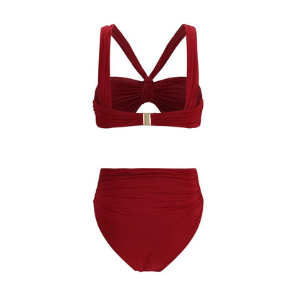 Zimmermann Bordeaux Polyester Bikini 1,1728,2,72470364320,Bikinis - Swimwear - Clothing,Bordeaux,Clothing,New with tags,Swimwear - Clothing,Women,Zimmermann