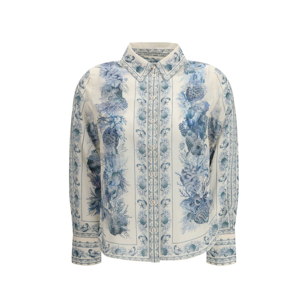 Zimmermann Multicolor Cotton Pattern Shirt 1,1728,2,3,72470364320,Clothing,Multicolor,New with tags,Pattern - Shirts - Clothing,Shirts - Clothing,Women,Zimmermann