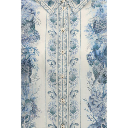 Zimmermann Multicolor Cotton Pattern Shirt 1,1728,2,3,72470364320,Clothing,Multicolor,New with tags,Pattern - Shirts - Clothing,Shirts - Clothing,Women,Zimmermann