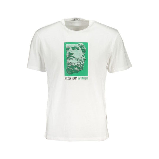 Bikkembergs White Cotton T-Shirt white-cotton-t-shirt-159