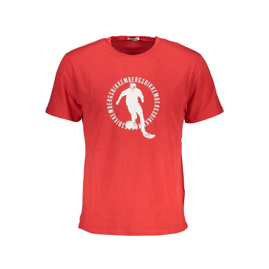Bikkembergs Red Cotton T-Shirt red-cotton-t-shirt-68