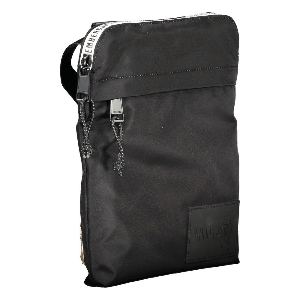 Bikkembergs Black Nylon Shoulder Bag black-nylon-shoulder-bag