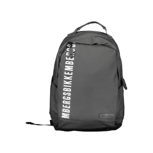 Bikkembergs | Black Polyethylene Backpack| McRichard Designer Brands   