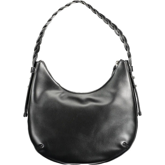 BYBLOS Chic Contrasting Detail Black Shoulder Bag chic-contrasting-detail-black-shoulder-bag